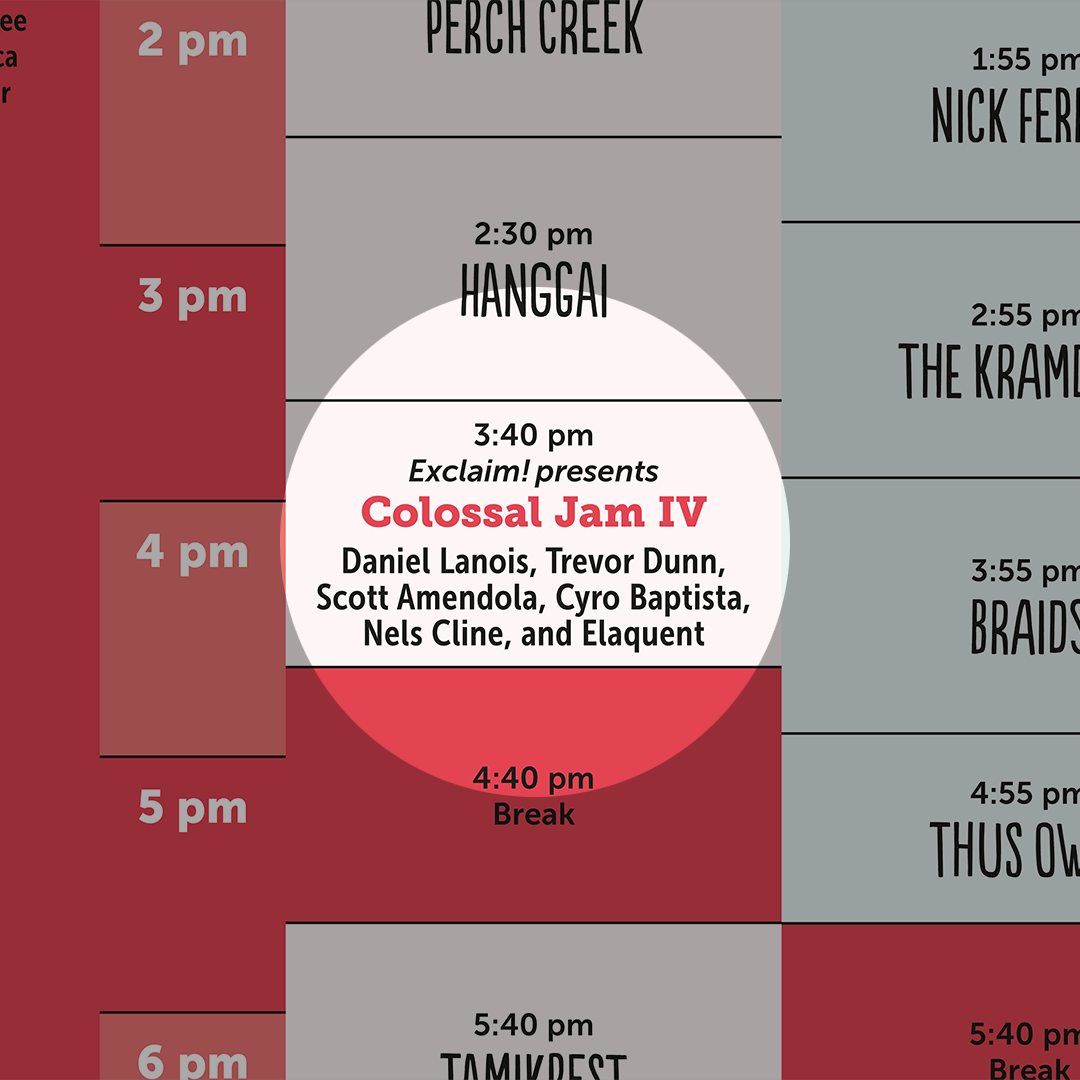 Colossal Jam IV (ft. Daniel Lanois, Elaquent and Nels Cline Singers) Main Stage, July 25, 2015