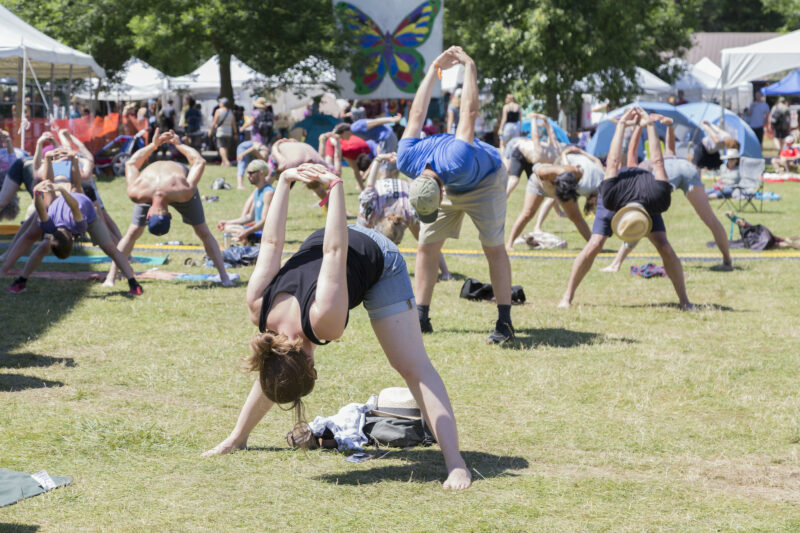 Yoga at the Main Stage