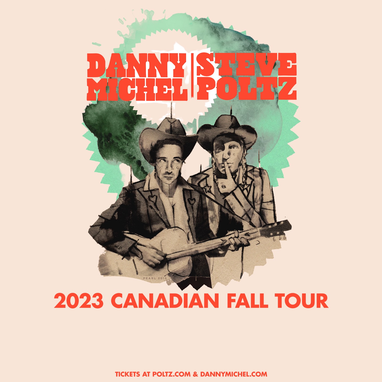 Danny Michel & Steve Poltz tour promotional image