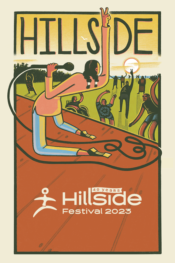 Hillside Festival 2023 Archive Poster