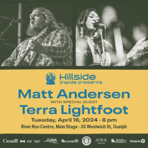 Matt Andersen with Terra Lightfoot at the River Run Centre, April 16