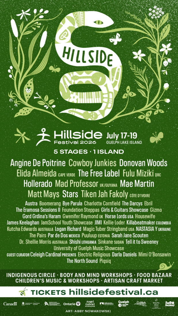 Hillside 2026 Lineup Poster